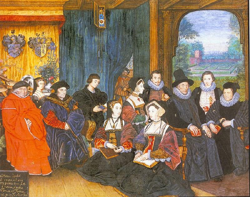 Lockey, Rowland Sir Thomas More with his Family china oil painting image